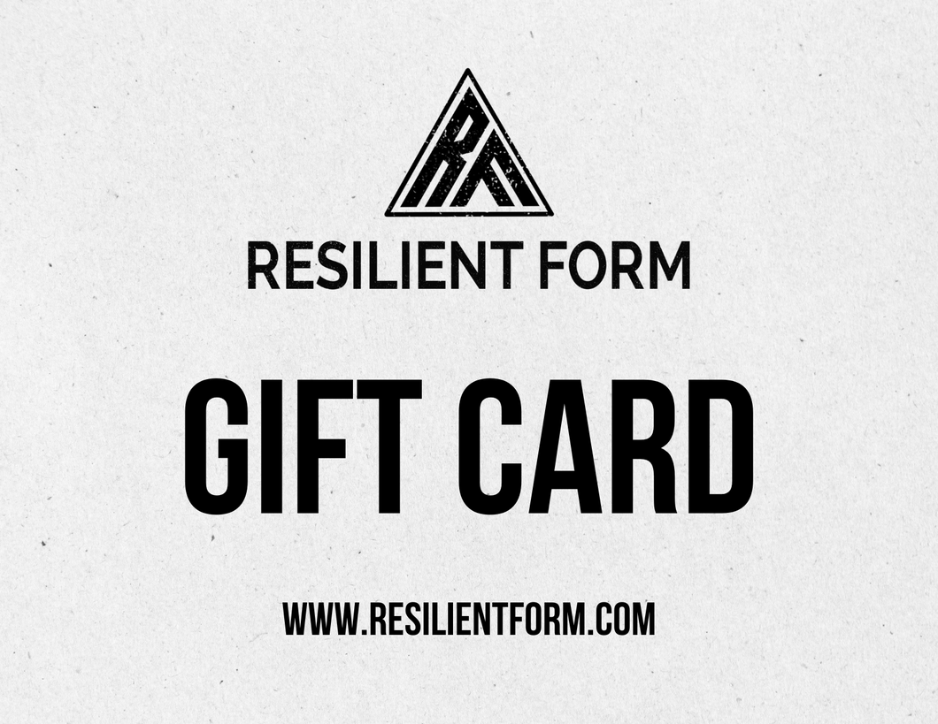 Resilient Form gift card