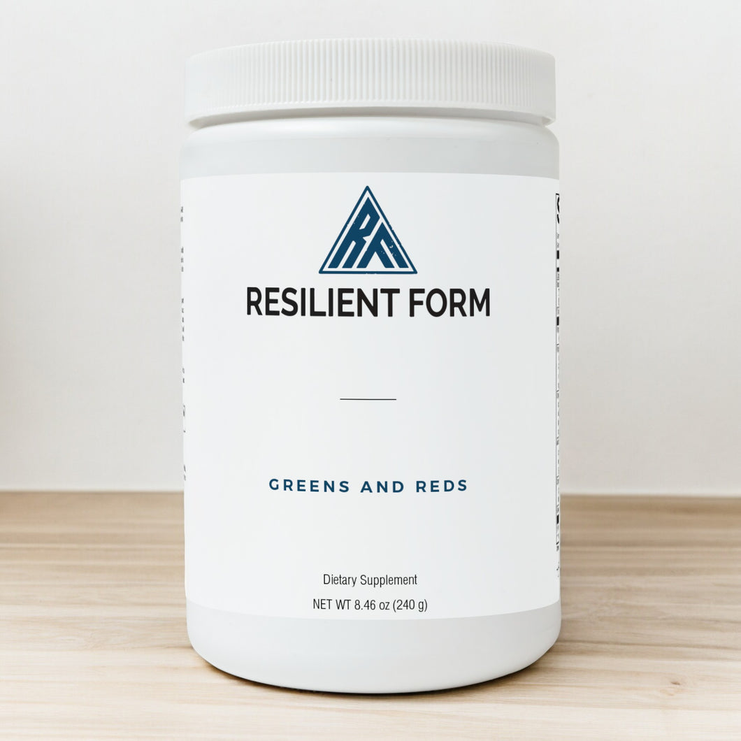 Greens and Reds - 30 servings, Resilient Form