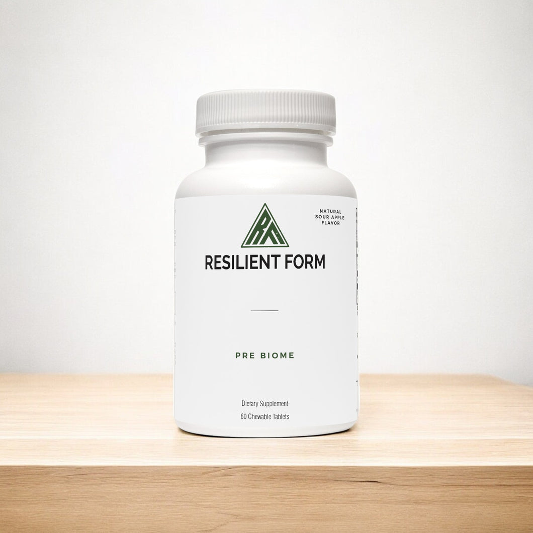 Pre Biome (green apple) - 60 tablets, Resilient Form