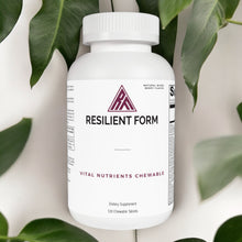 Load image into Gallery viewer, Vital Nutrients Chewable - 120 tablets, Resilient Form
